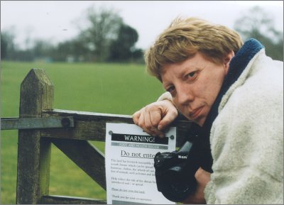 Andrew Sheppard at one of the closed areas