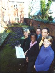 (front from left): Bev Ferris, Claire Johnson-Cole, Charlotte Lea; Back from left: Dean Jones (Ballingers), Davie Lea (DJL)