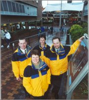 Left to right: Tony Golding, Gill Reading, Annette Ward, Mark Nicholls