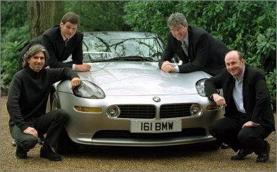 Clockwise from bottom left: Damon Hill, John Soden, Nick Whale and Michael Breen