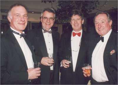 Pictured left to right: David Lodder, Lodders, John Liverton, Jones & Shipman, Victor Matts, Lodders and Gareth Edwards, OBE.