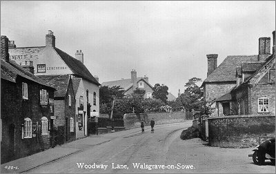 WOODWAY LANE, WALSGRAVE ON SOWE c1930 [TEESEE] - df