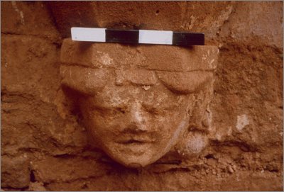 Stops found in the undercroft excavation