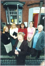 Janet O'Doherty (front) with voluntary workers (right to left) Tracey Williamson, Candy Sutton, Una Labbett, Lynda Carty and Sandra Boyce