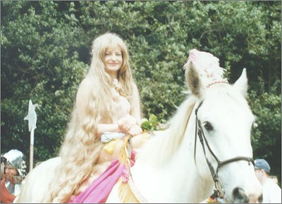 Pru Porretta on horseback
