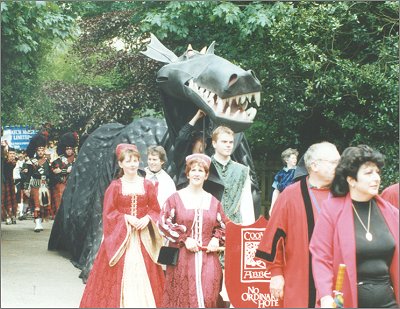 Last year's procession