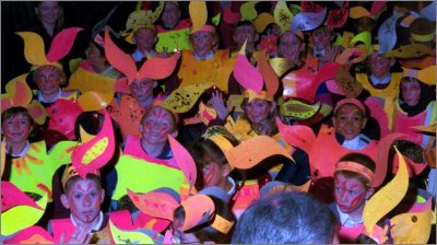 Lights and lanterns procession