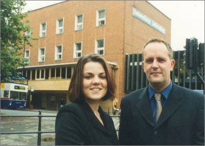 Shaun Beamish and Hayley Smith