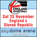 England v Slovak Republic basketball - Coventry Skydome Arena - 25 November 2000