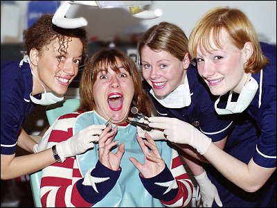 Coreen Smith, Claire Corfield, Jane Kinsella, Annie Cooper (L - R)