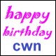 Happy Birthday cwn