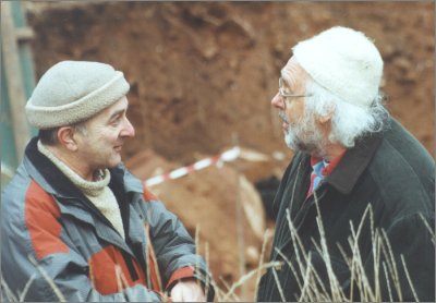 Tony Robinson and Mick Aston from Time Team