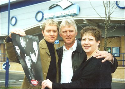 Simon Wagstaff, Martin Swain of the Swains and Sarah Cousins